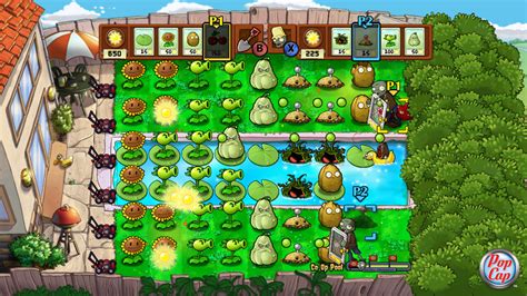 Plants vs. Zombies 2 (originally known as Plants vs. Zombies 2: It's About Time) is a 2013 free tower defense video game developed by PopCap Games and published by Electronic Arts. It is the sequel to Plants vs. Zombies , and was released worldwide on Apple App Store on August 15, 2013, and Google Play on October 23, 2013. 